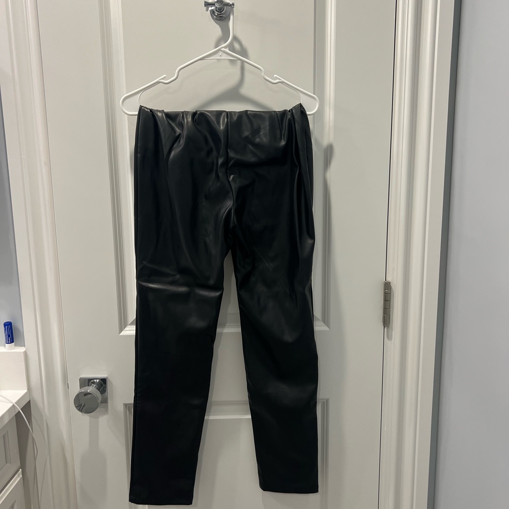 Black Leather Pants